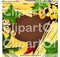 Image result for Pasta Border Clip Art