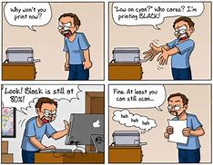 Image result for Funny It Printer Comic