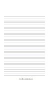 Image result for A4 Lined Paper Template