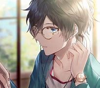 Image result for Anime Boy Circle Glasses