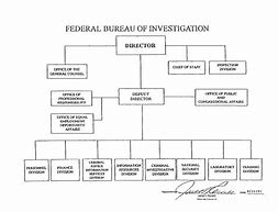 Image result for FBI Organizational Chart