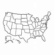 Image result for USA Outline Canvas Color