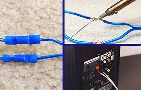 Image result for Splicing Speaker Wire Together