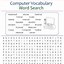 Image result for Computer Terms Word Search
