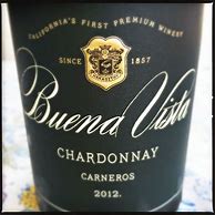 Image result for Buena Vista Chardonnay Carneros Grand Reserve