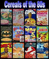 Image result for 80s Cereal Box Covers