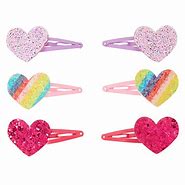 Image result for Heart-Shaped Hair Clips