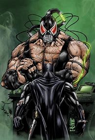 Image result for Batman vs Bane Comic Art