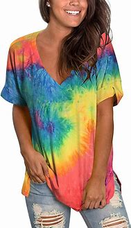 Image result for Women's Tie Dye Shirts