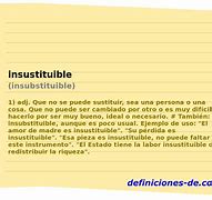 Image result for insustituible