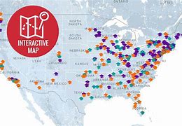 Image result for Map of Major Colleges in USA