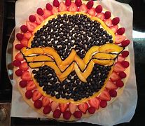 Image result for Wonder Woman Pizza