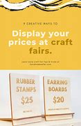 Image result for Craft Fair Price Sign