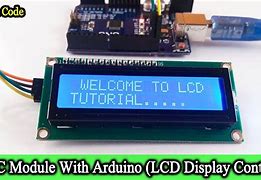 Image result for Arduino LCD I2C Library