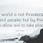 Image result for Quotes About Evil