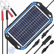 Image result for Portable Solar 12V Battery Charger