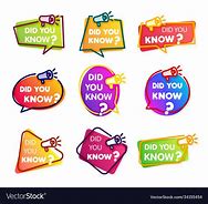 Image result for Did You Know Image Cartoon