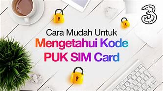 Image result for Kode PUK Sim Card
