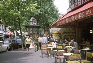 Image result for 1960s French Cafe