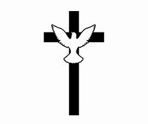 Image result for Large Elegant Cross Dove Clip Art