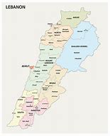 Image result for Lebanon Mountains Map