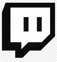 Image result for Twitch Logo Black White