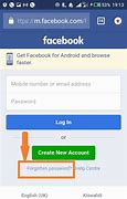 Image result for Facebook Login Screen Forgot Password