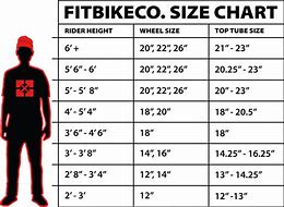 Image result for Bike Size Chart Inches