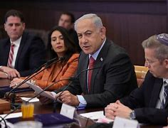 Image result for Netanyahu Black Shirt War Cabinet