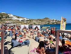 Image result for Beach Party in Mykonos