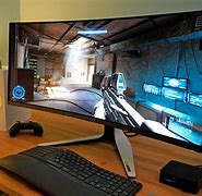 Image result for Gaming Setup Ultra Wide with TV