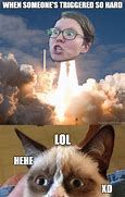 Image result for Triggered Rocket Meme
