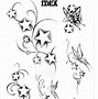 Image result for Shooting Star Silhouette Tattoo