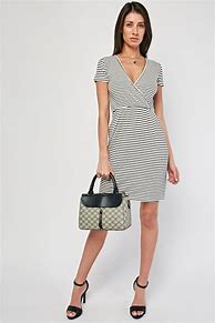 Image result for Horizontal Striped Mini Dress