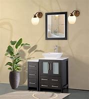 Image result for 36 Inch Bathroom Vanity with Vessel Sink