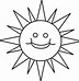 Image result for Sun Face Clip Art Black and White