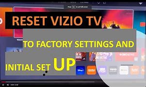 Image result for Vizio Reset to Factory Settings