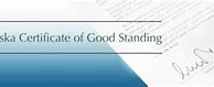 Image result for Certificate of Good Standing Alaska