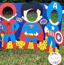 Image result for Superhero Booth Decoration Ideas