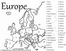 Image result for Europe Geography Map