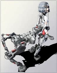 Image result for Anime Cyborg Girl Art