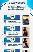 Image result for Vinco Combination Lock Instructions