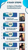 Image result for Open Combination Lock Printable