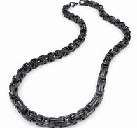 Image result for Black Titanium Necklace Chain