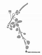 Image result for Cherry Blossom Tree Stencil