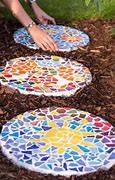 Image result for Mosaic Stepping Stones