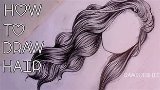 Image result for How to Draw Hair On a Girl
