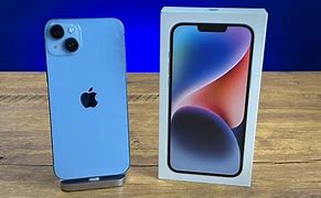 Image result for iPhone 14 Plus Blue Unboxing