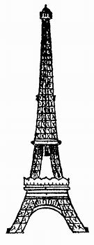 Image result for Vintage Eiffel Tower Illustration