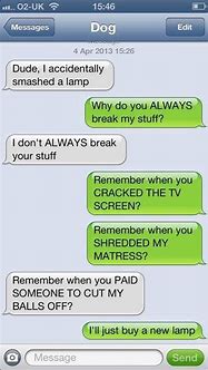 Image result for Funny Dog Texts